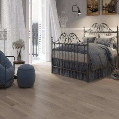 Паркетная доска Baltic Wood ДУБ UNIQUE SALVADOR 1R DOVE & DOVE SUPERMATT LACQ. BRUSH WZ-1A511ES739EB1 фото